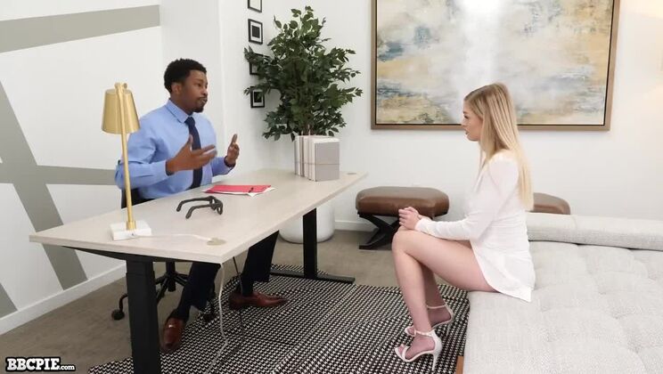 Interracial Creampie Therapy - Blonde Destroyed