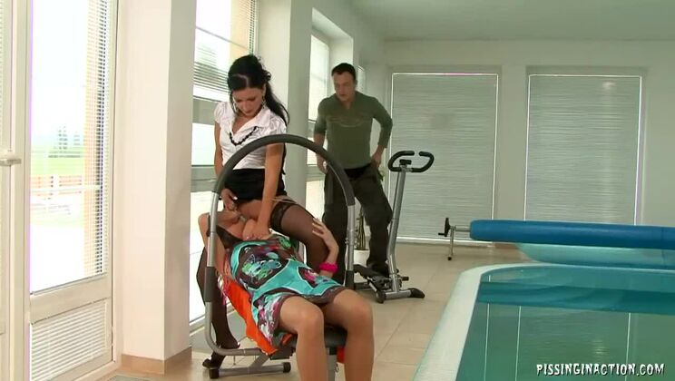 [Tainster] - Blonde MILF Lena Cova Loves Piss Play