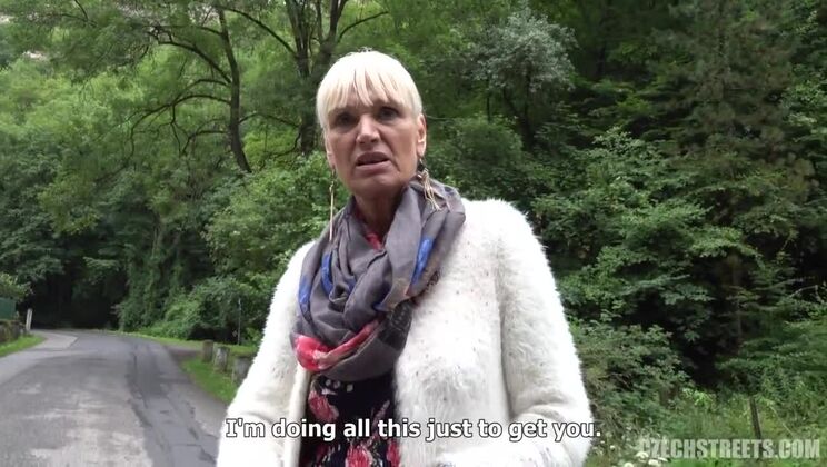 Czech Mature Blonde with Big Breasts