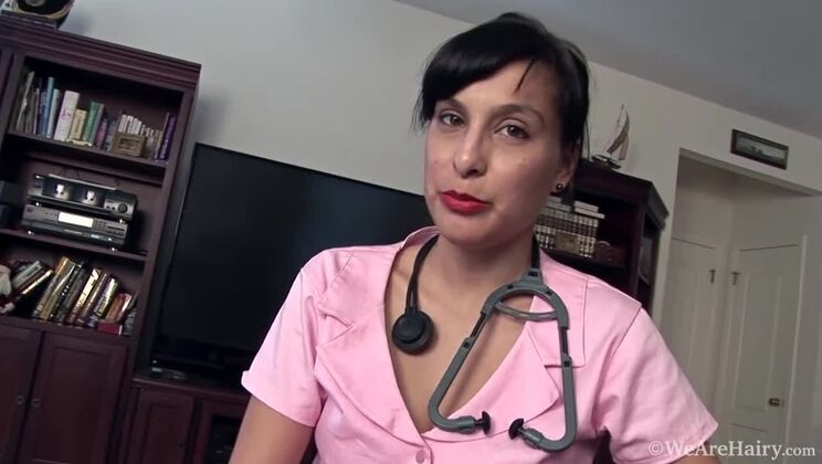 [WeAreHairy] - Nurse Lucy Dutch's Sensual Lingerie Striptease - Betty Jones