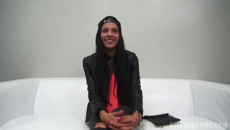 [CzechCasting] - Enticing Evelin - Skinny Czech Brunette Anal Casting - Valentina Nappi