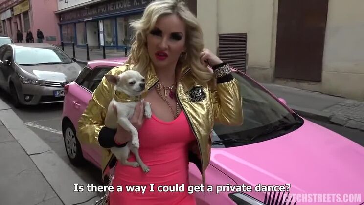 Czech Streets Big Tits Blonde Encounter