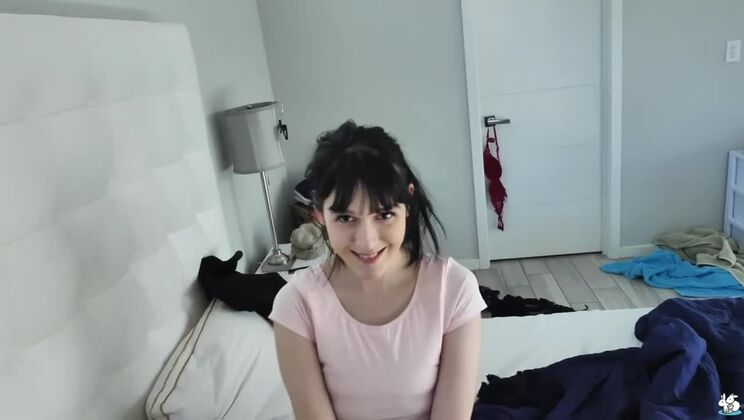 [TrueAmateurs] - Brunette Girl with Hairy Pussy Gets Pounded - Ivy Aura