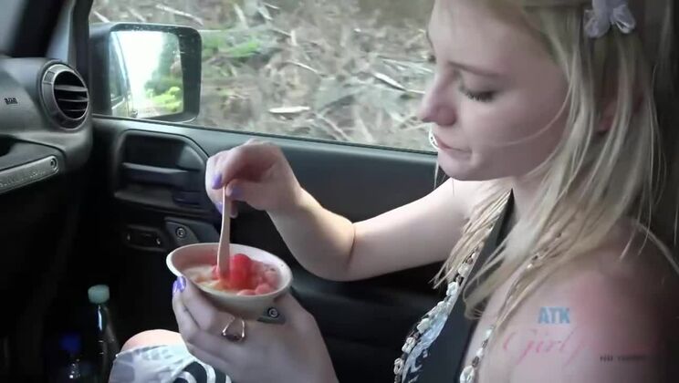 [ATKGirlfriends] - Melody Marks loves facials - outdoor sex and creampie - Melody Marks