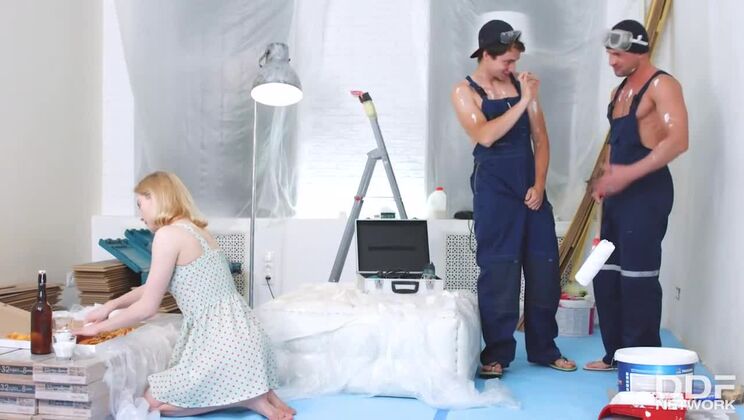 [EuroTeenErotica] - Blissful Threesome with Young European - Via Lasciva