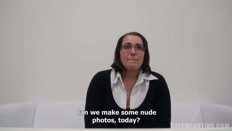 [CzechCasting] - Big Tits Brunette Michaela Gets Naughty in European Casting - Marina Visconti