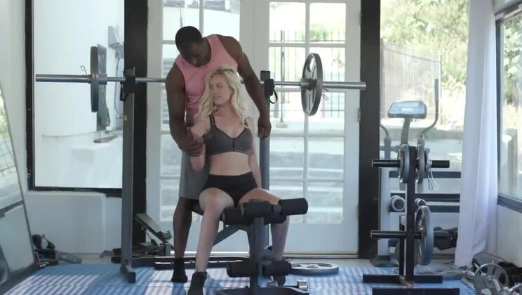 Best Blonde Sex Video with Interracial and Facial
