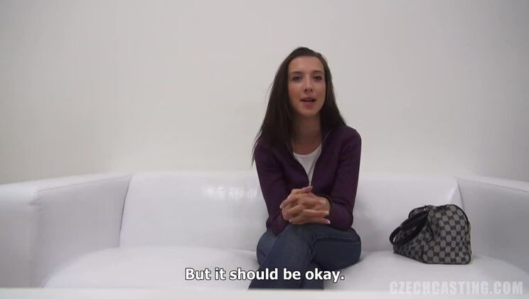 Brunette Adela European Casting