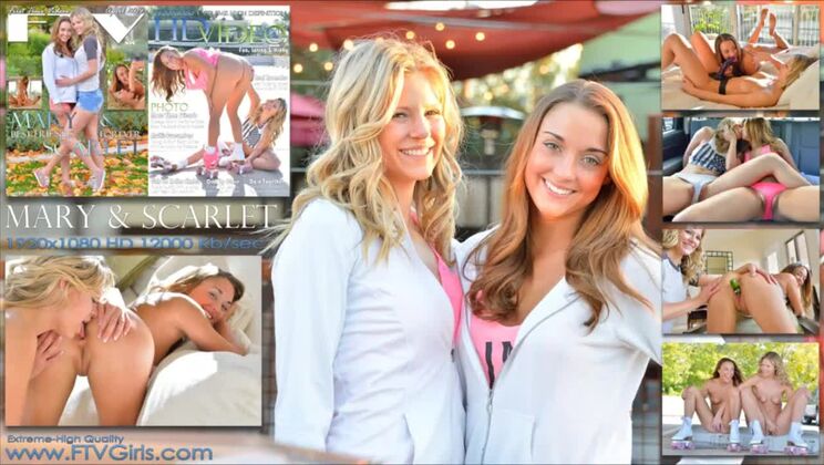 Beautiful Roommates Mary and Scarlet Nude