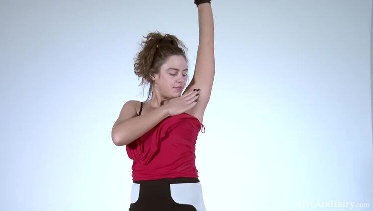 Dominique's Steamy Striptease Reveals Her Body Hair