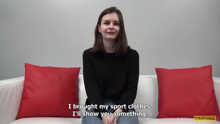 Tereza, European Brunette, Gets Casted