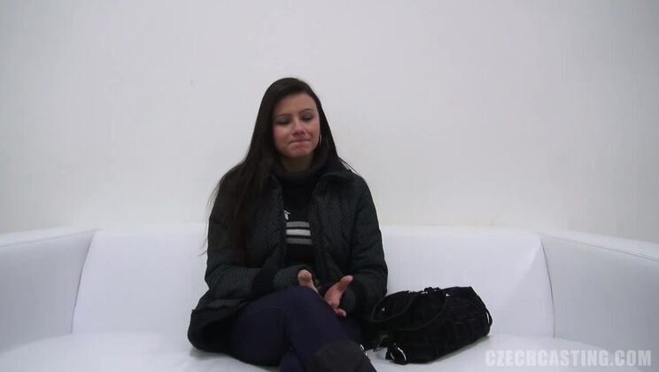 Brunette Big Tits Kristyna in POV Casting