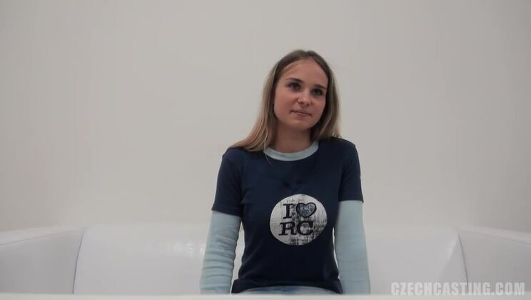 Czech Cutie Veronika Blonde Casting Video