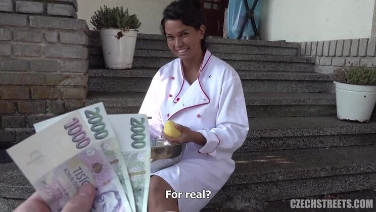 Big Tits Czech Girl on Streets