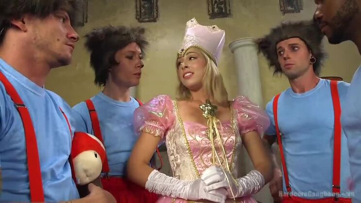 [HardcoreGangbang] - Blonde Peach Gets Gangbanged by Multiple Guys - Gage Sin - Zoey Monroe - John Johnson - Mr Pete - Owen Gray - Mark Wood