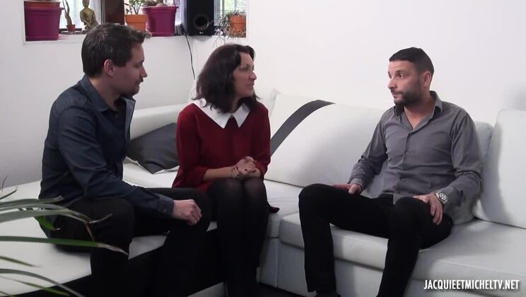 MILF Leonie in Brunette Splendor Takes on Big Cock