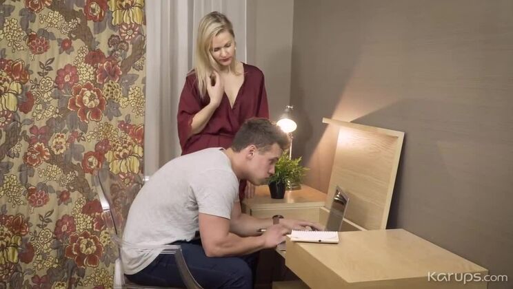 [Karups] - Midge Mayor Handjob for Huge Cock - Midge Mayor