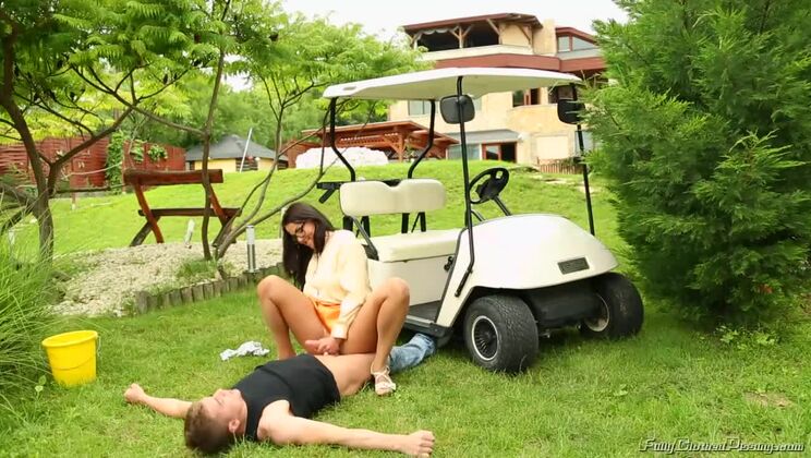[Tainster] - Outdoor Threesome with Valentina and Bella - Valentina Ross - Bella Anne