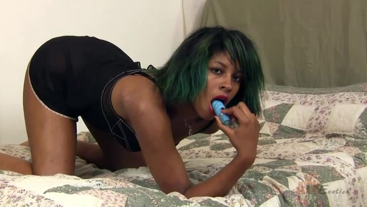 [ATKExotics] - Dharma Pleasures Herself with Sex Toys