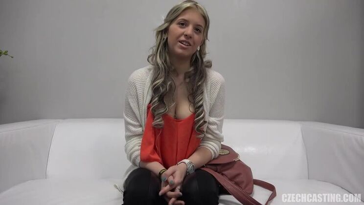 Beautiful Czech Blonde Karolina Casting