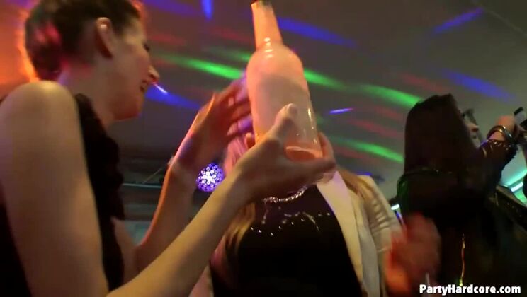 [Tainster] - Crazy Party with Brunette & Blonde - Big Cock Action