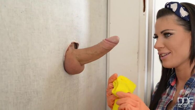 [OnlyBlowjob] - Gloryhole Fuck with a Shaved Hungarian Babe - Patty Michova
