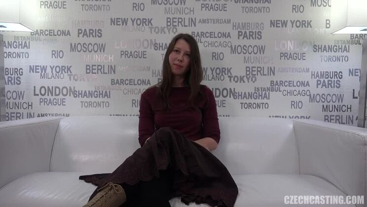 Pavlina - Czech Brunette Casting Video