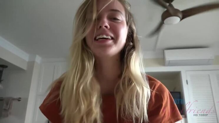 [ATKGirlfriends] - Skinny Tattooed Girl Fucks on Camera - Haley Reed