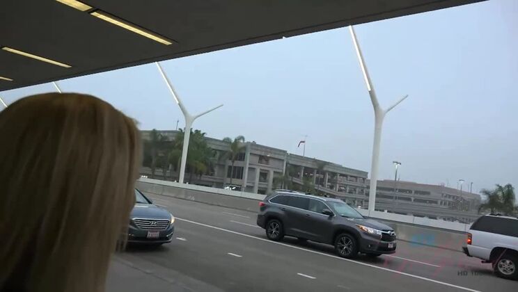 Shaved Blonde Tiffany Watson in Hawaii