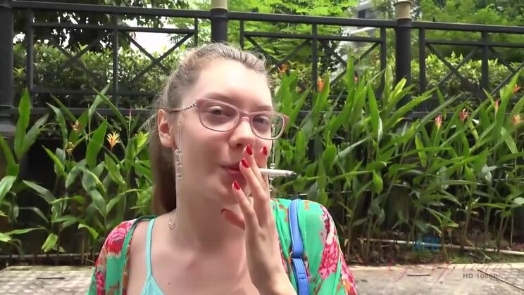 [ATKGirlfriends] - Elena's Pussy Craving: Bananas at the Zoo - Elena Koshka