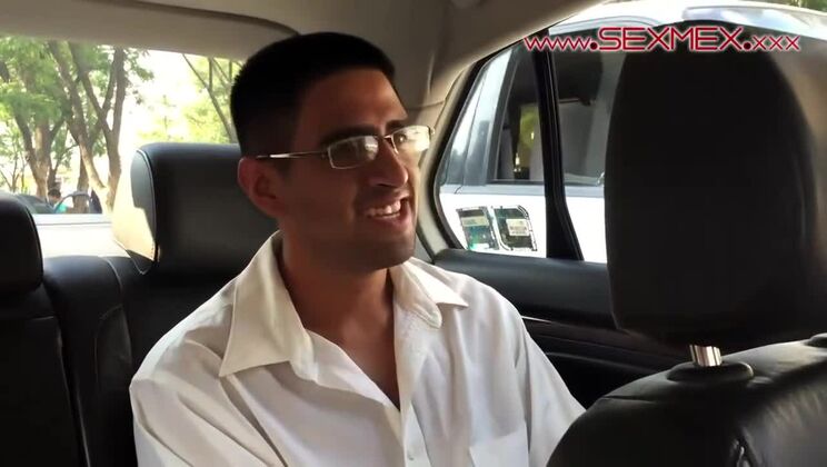  In Her Car, Silvia Santez, a Brunette, is Very Naughty 