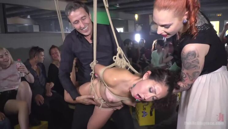 [PublicDisgrace] - Punished and Fucked: Melody Petite's Public Adventure - Juan Lucho - Steve Holmes - Melody Petite - Silvia Ruby