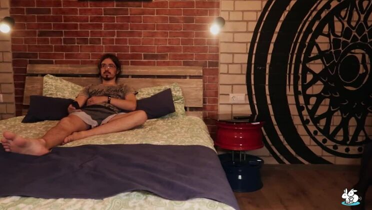 Educator's Naughty Spanking and Deepthroat Session