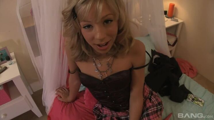 Chastity Lynn's Face Covered in Cum After Wild Sex