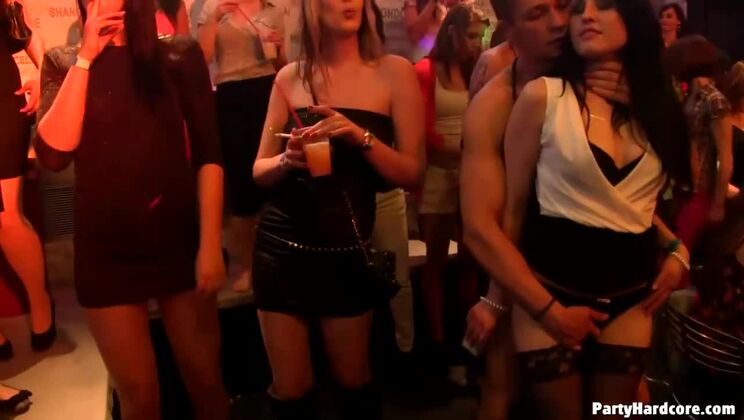 [Tainster] - Blonde and Brunette Party Hard - Big Tits and Big Cock