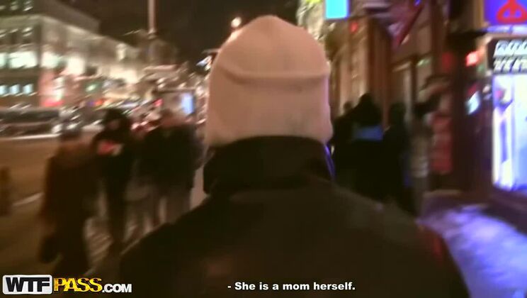 [PickupFuck] - Public Toilet Threesome with Redhead and Friends Denis, Eric, Mayola - Ilya - Victoria Tiffani - Maxim