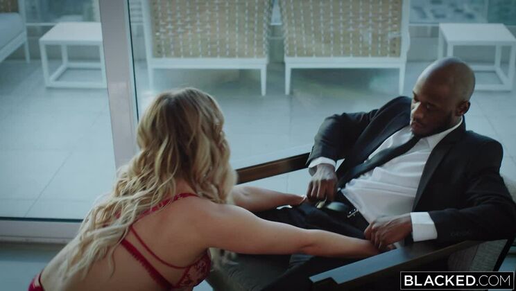 Blonde Tattoo Girl Sucks and Rides