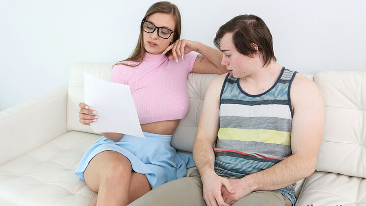 [YoungerMommy] - Taboo Blowjob from Brunette MILF Kenzie Love