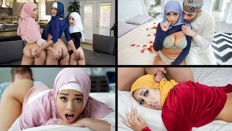 [TeamSkeetSelects] - Hookup Hijab Style - Aaliyah Hadid - Ella Knox - Penelope Woods - Willow Ryder