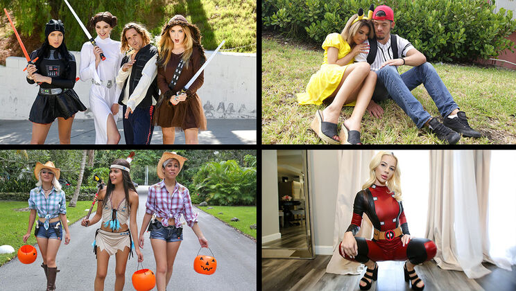 [TeamSkeetSelects] - Hot Costume Collection - Karlee Grey - Dolly Leigh - Chanel Grey - Madison Summers