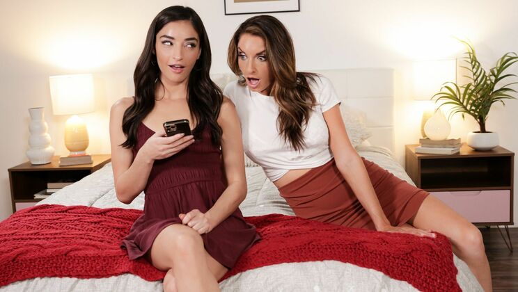 [Mommy'sGirl] - Teen Brunette Gets Rimmed by MILF