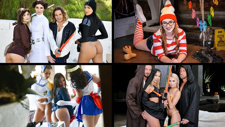 [TeamSkeetSelects] - Cosplay Heaven: Daisy Stone, Sami Parker, Brooklyn Gray, Avery Black