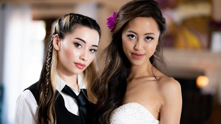 [Girlsway] -  Brunette Lesbians Serve Up Justice  - Aria Lee - Alexia Anders