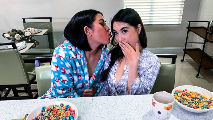 [MyPervyFamily] - My Stepdaughters' Fingers in My Pussy - Mina Moon - Emerald Loves