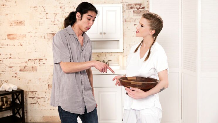 [NuruMassage] - Redhead Octavia's Big Tits - David Lee - Octavia Red