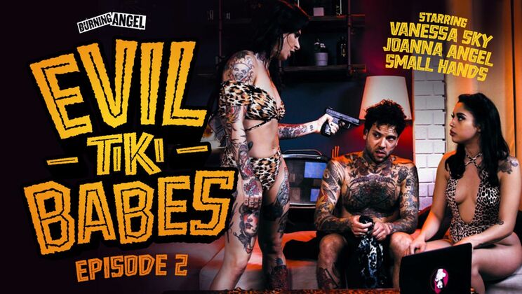 [BurningAngel] - Beautiful Asses: Lesbian Blowjob Party - Vanessa Sky - Small Hands - Joanna Angel