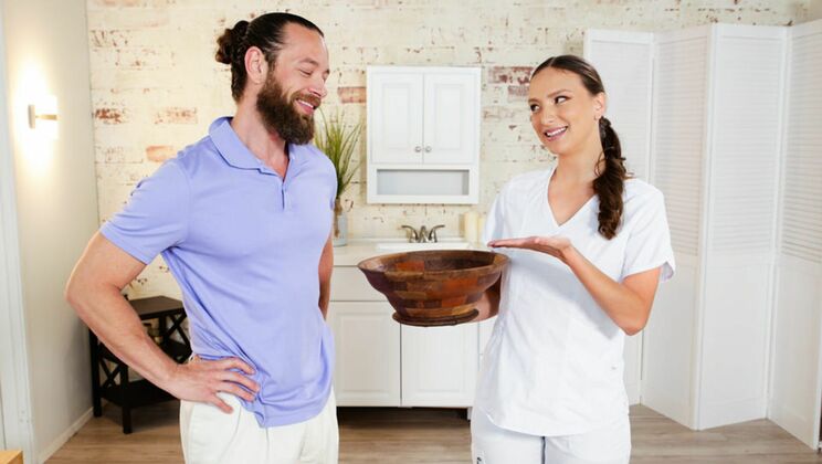 Fingering and Blowjob with Hairy Girl