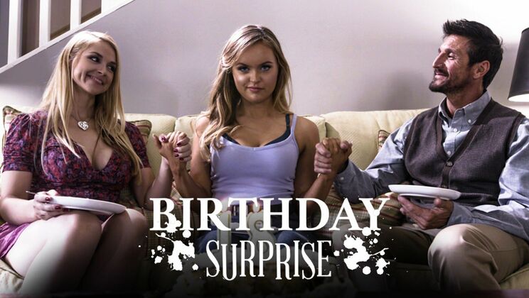 [PureTaboo] - Birthday Surprise for MILF - Sarah Vandella - River Fox - Tommy Gunn