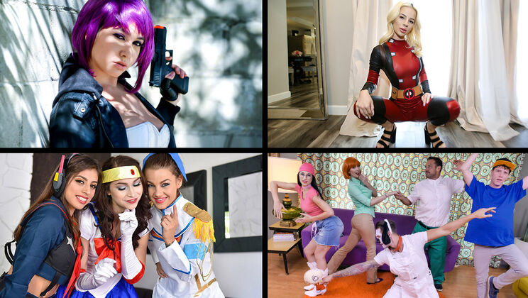 [TeamSkeetSelects] - Jessie Saint Cosplay Compilation