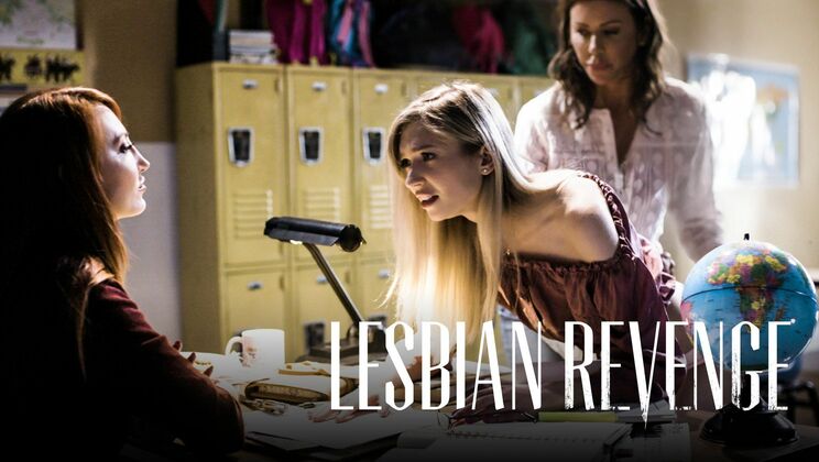 [PureTaboo] - Blonde Bombshells in a Lesbian Teacher Trap - Alexis Fawx - Kendra James - Marykate Moss